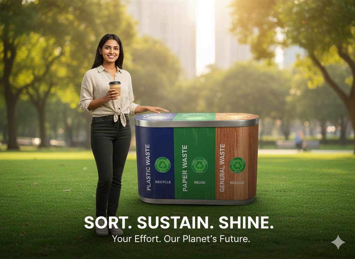 Premium Stainless Steel Trash Cans for Kitchen & Office