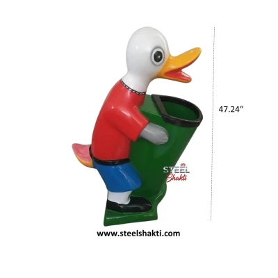 Buy FRP Duck Dustbin Online – Best Price - View 2 | Steel Shakti Fabrication