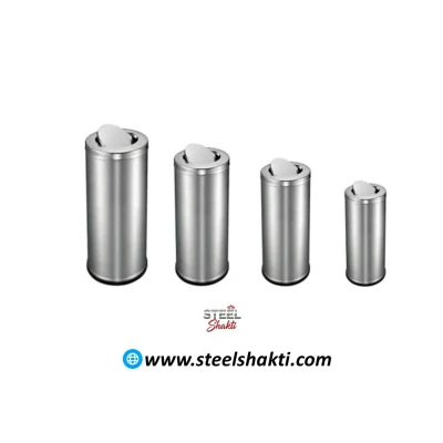 SS Dustbin: Leading Steel Swing Bin Manufacturer in New Delhi - View 2 | Steel Shakti Fabrication